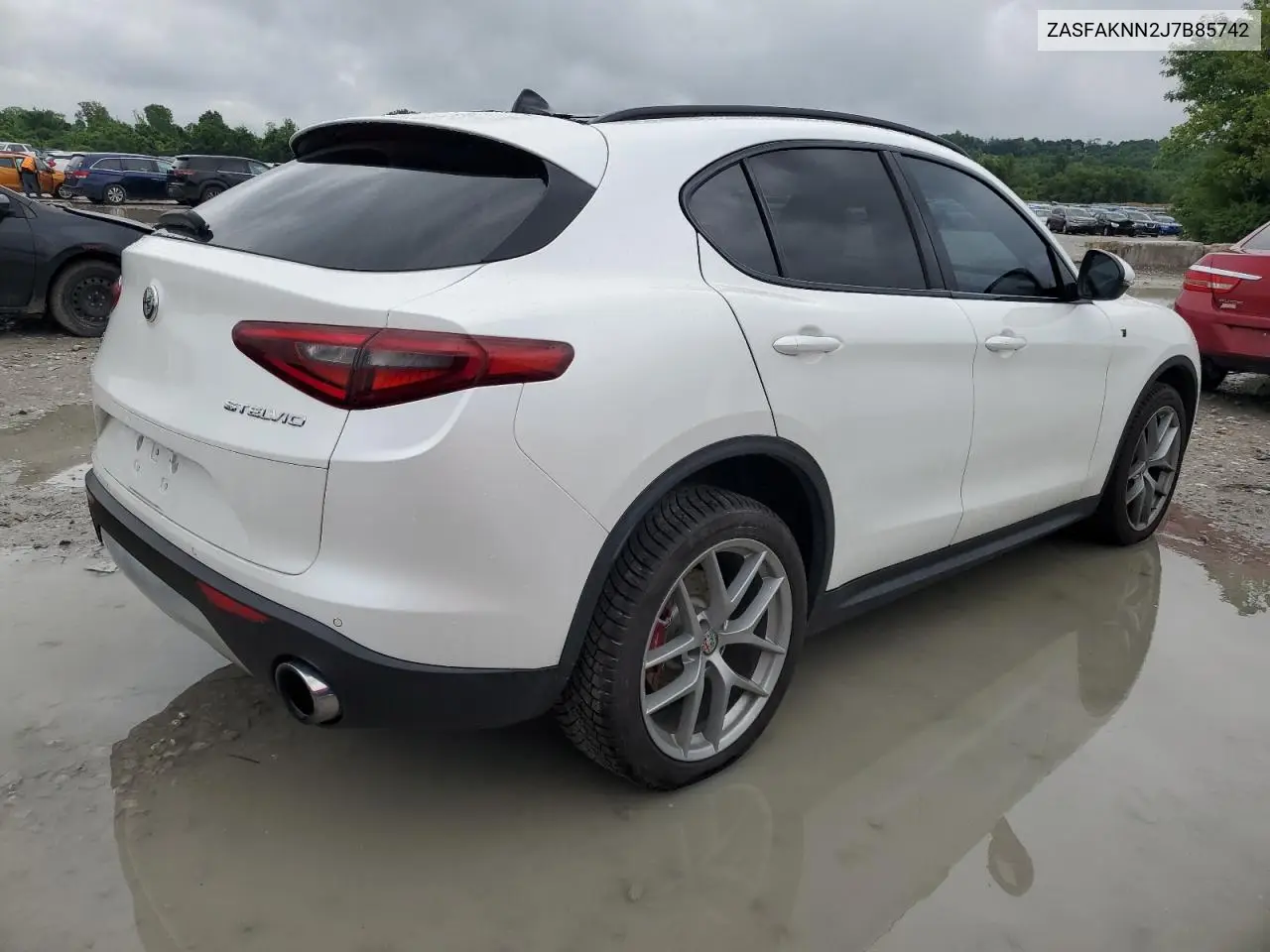 2018 Alfa Romeo Stelvio Ti Sport VIN: ZASFAKNN2J7B85742 Lot: 60731685