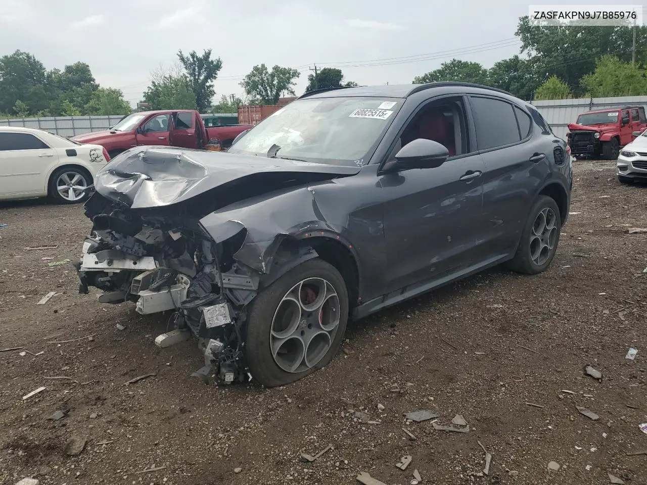 2018 Alfa Romeo Stelvio Sport VIN: ZASFAKPN9J7B85976 Lot: 60825515