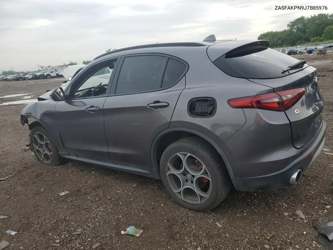2018 Alfa Romeo Stelvio Sport VIN: ZASFAKPN9J7B85976 Lot: 60825515