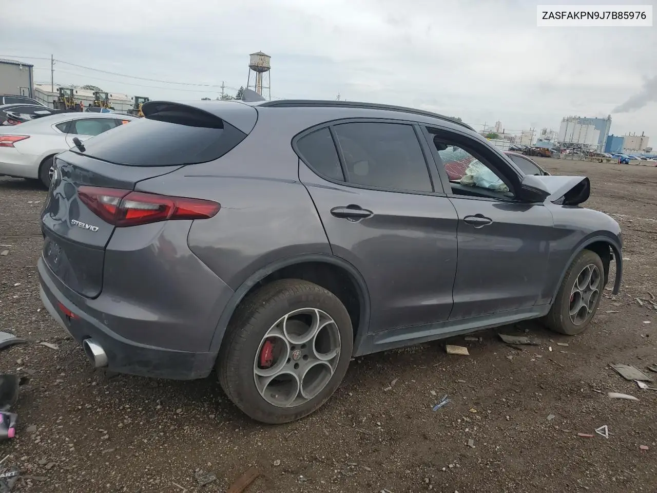 2018 Alfa Romeo Stelvio Sport VIN: ZASFAKPN9J7B85976 Lot: 60825515