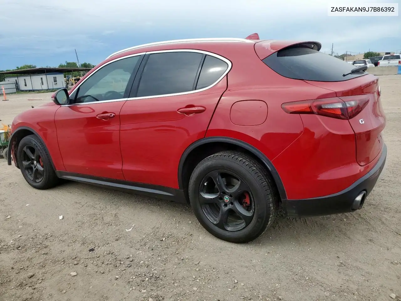 2018 Alfa Romeo Stelvio VIN: ZASFAKAN9J7B86392 Lot: 60993115