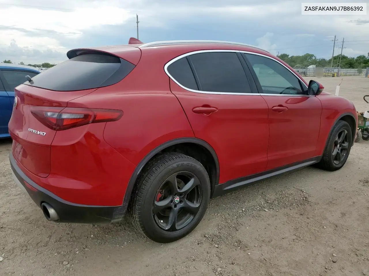 2018 Alfa Romeo Stelvio VIN: ZASFAKAN9J7B86392 Lot: 60993115