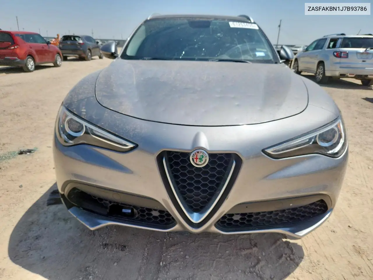 2018 Alfa Romeo Stelvio Ti VIN: ZASFAKBN1J7B93786 Lot: 61263455