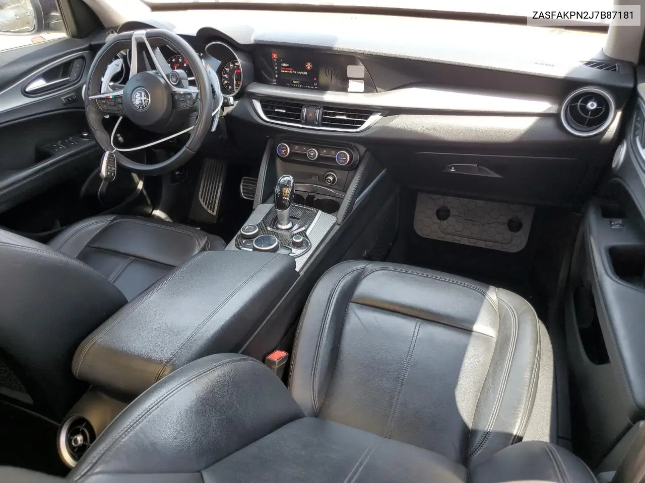 2018 Alfa Romeo Stelvio Sport VIN: ZASFAKPN2J7B87181 Lot: 61440815