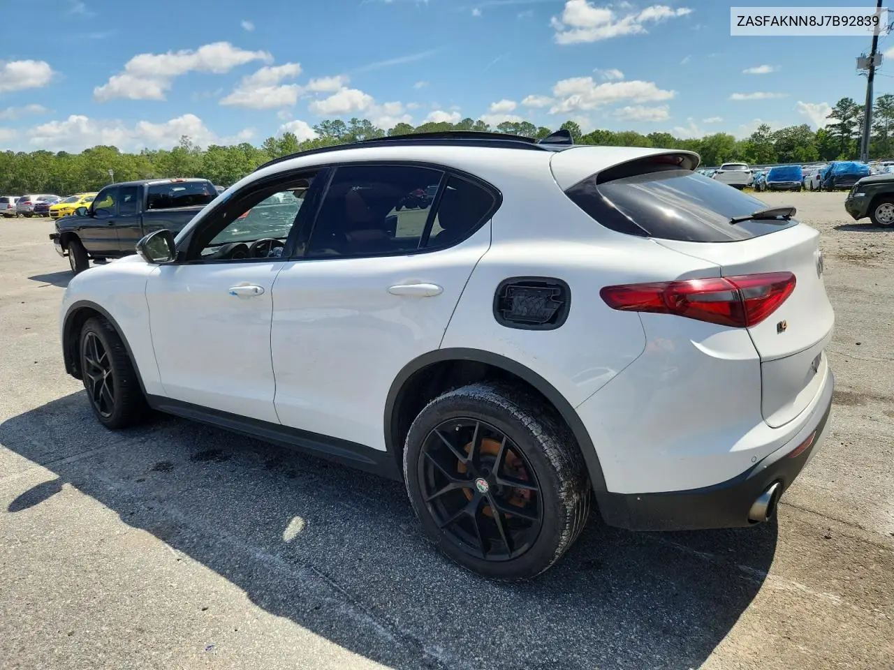 2018 Alfa Romeo Stelvio Ti Sport VIN: ZASFAKNN8J7B92839 Lot: 61710975