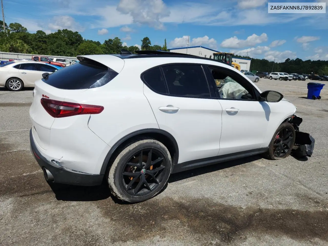 2018 Alfa Romeo Stelvio Ti Sport VIN: ZASFAKNN8J7B92839 Lot: 61710975