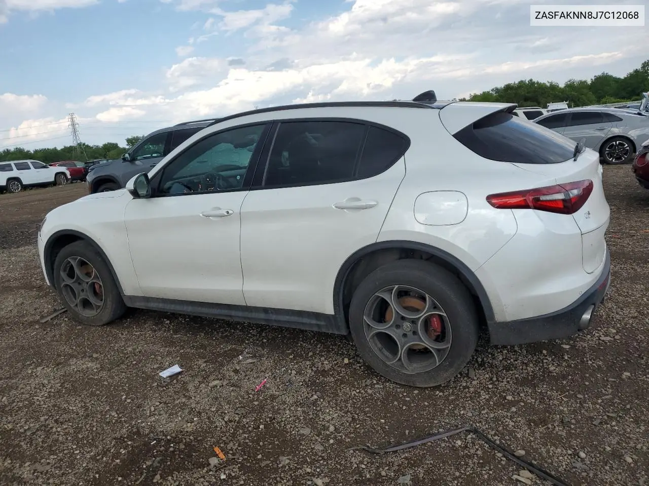 2018 Alfa Romeo Stelvio Ti Sport VIN: ZASFAKNN8J7C12068 Lot: 61764055