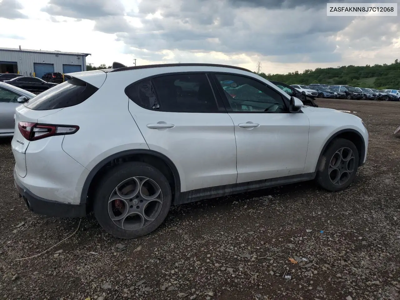 2018 Alfa Romeo Stelvio Ti Sport VIN: ZASFAKNN8J7C12068 Lot: 61764055