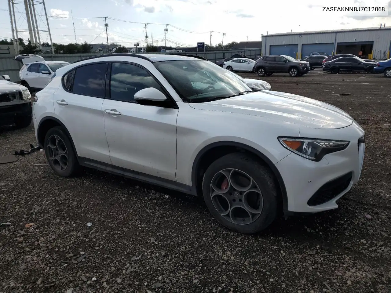 2018 Alfa Romeo Stelvio Ti Sport VIN: ZASFAKNN8J7C12068 Lot: 61764055
