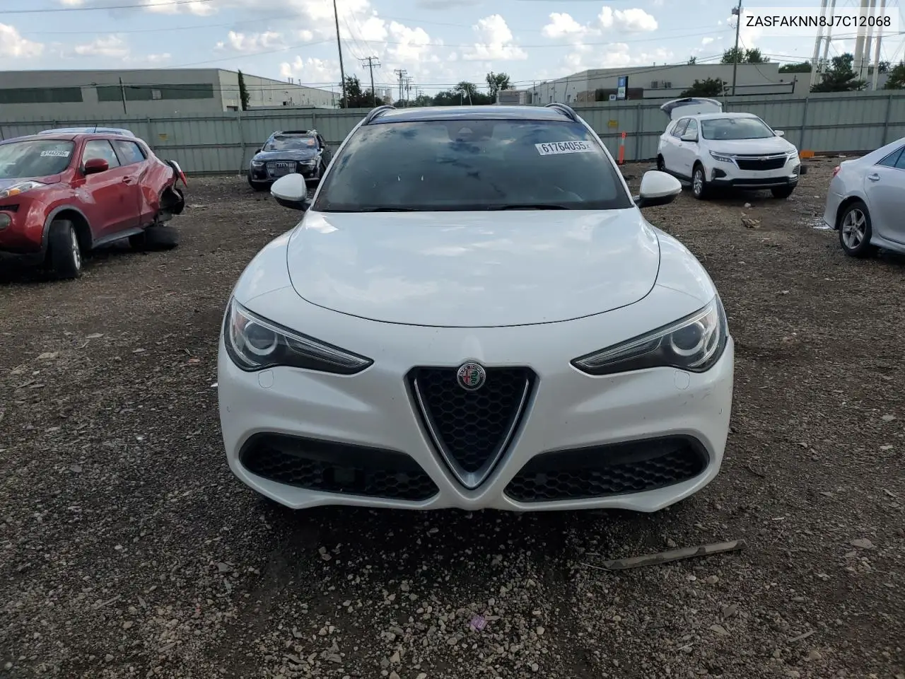 2018 Alfa Romeo Stelvio Ti Sport VIN: ZASFAKNN8J7C12068 Lot: 61764055