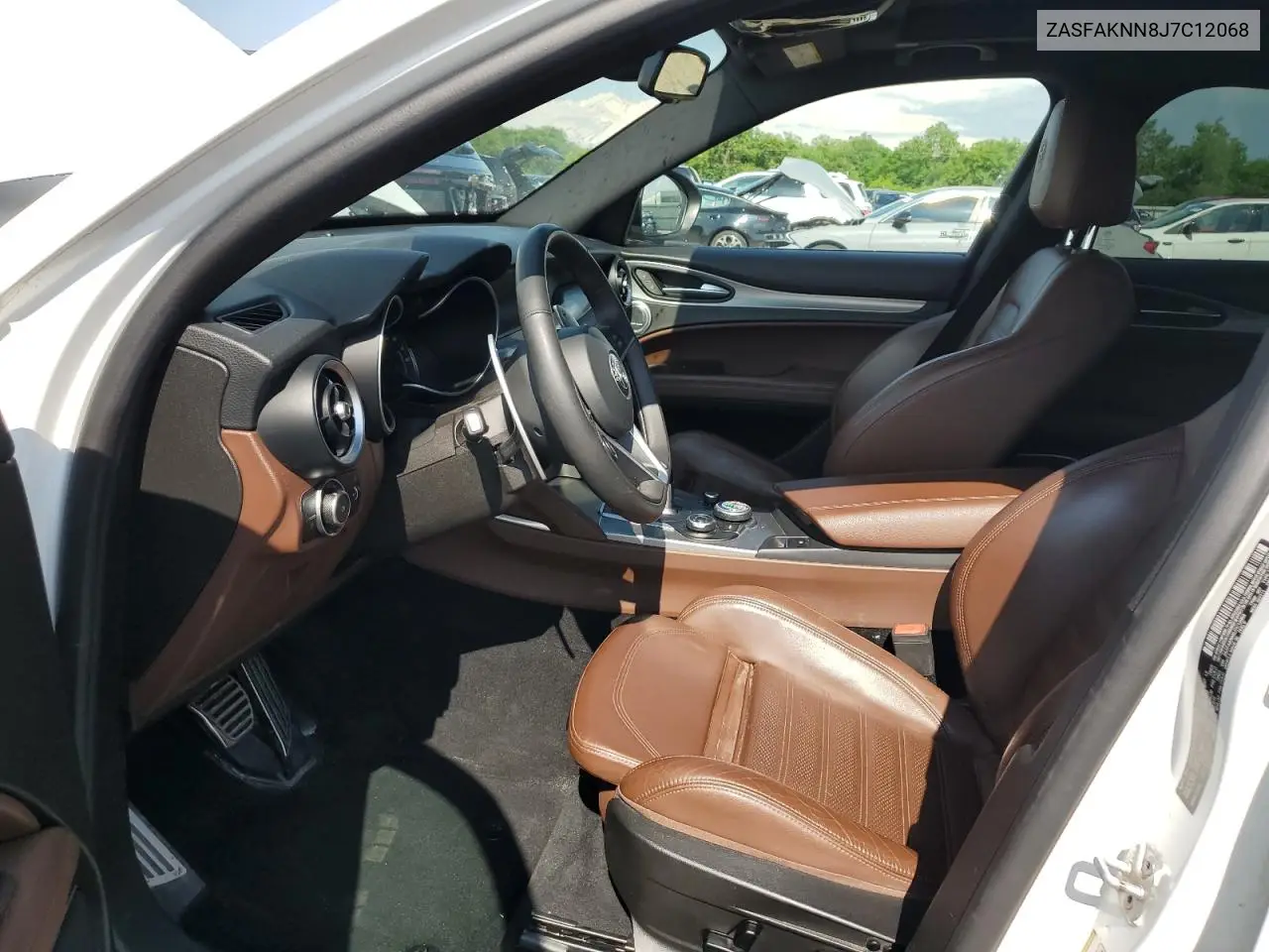 2018 Alfa Romeo Stelvio Ti Sport VIN: ZASFAKNN8J7C12068 Lot: 61764055
