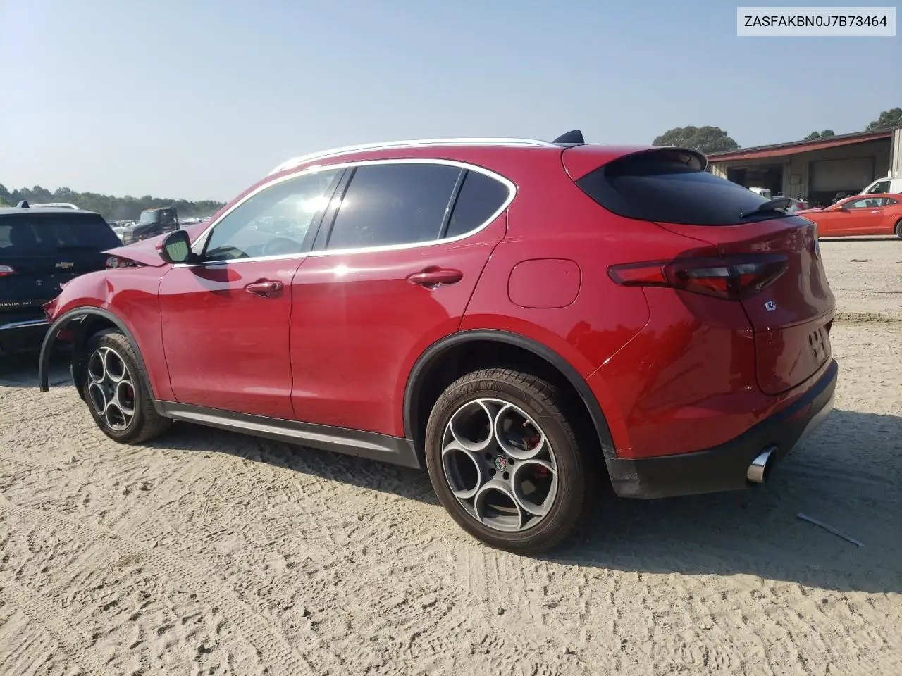 2018 Alfa Romeo Stelvio Ti VIN: ZASFAKBN0J7B73464 Lot: 62487225