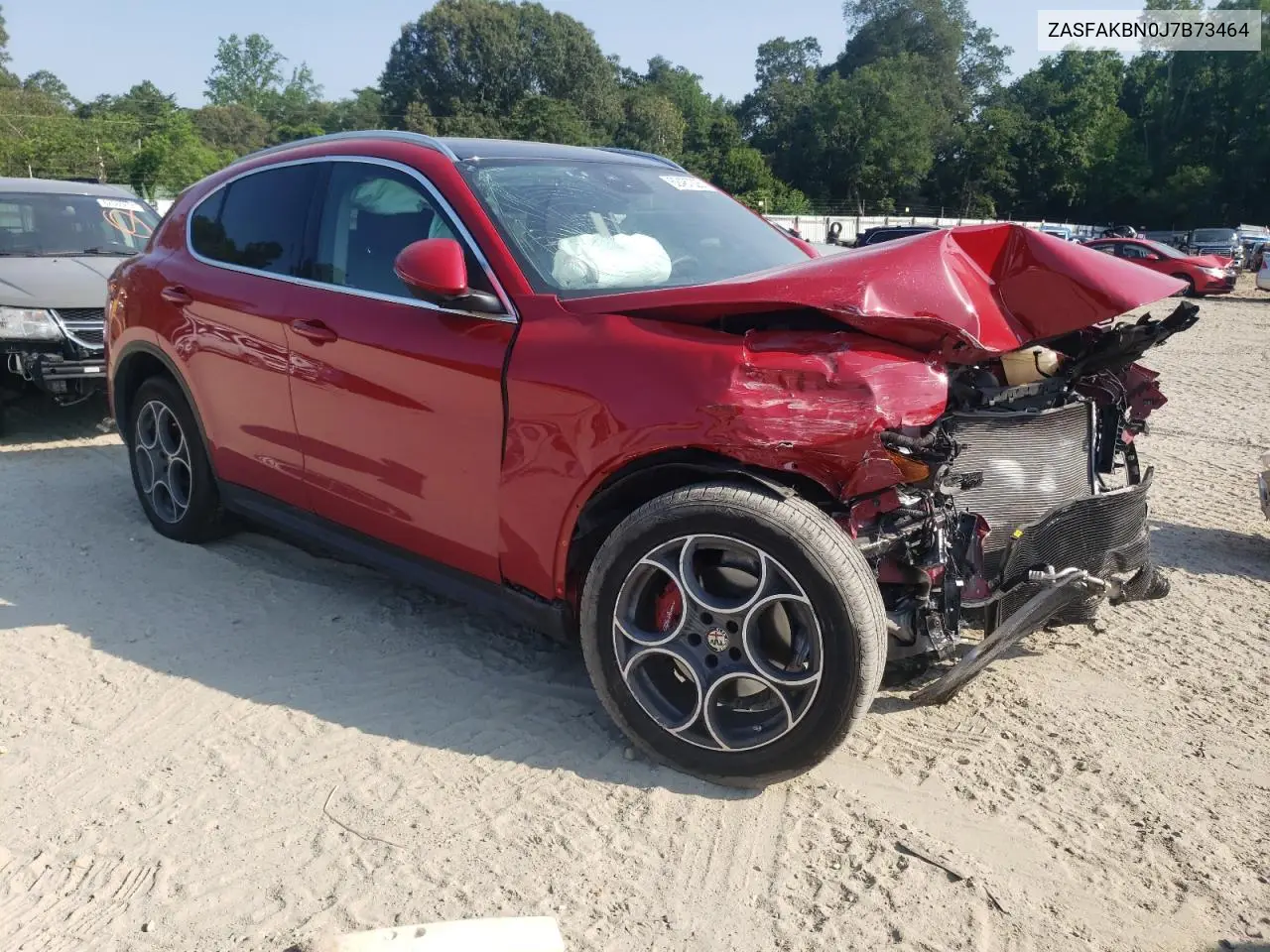 2018 Alfa Romeo Stelvio Ti VIN: ZASFAKBN0J7B73464 Lot: 62487225