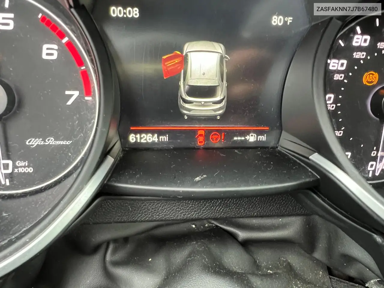 2018 Alfa Romeo Stelvio Ti Sport VIN: ZASFAKNN7J7B67480 Lot: 62898045