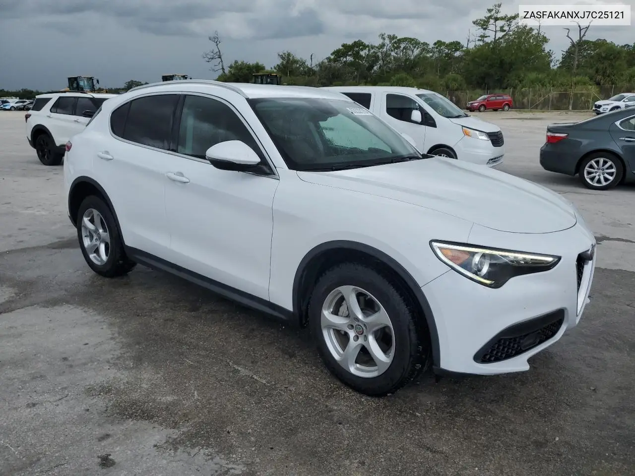 2018 Alfa Romeo Stelvio VIN: ZASFAKANXJ7C25121 Lot: 63222175