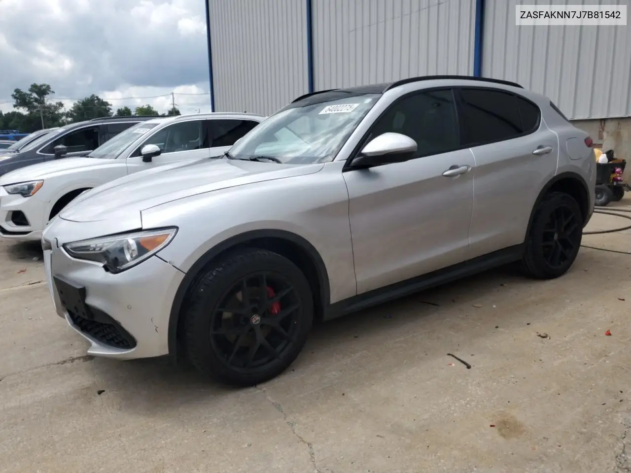2018 Alfa Romeo Stelvio Ti Sport VIN: ZASFAKNN7J7B81542 Lot: 64002275