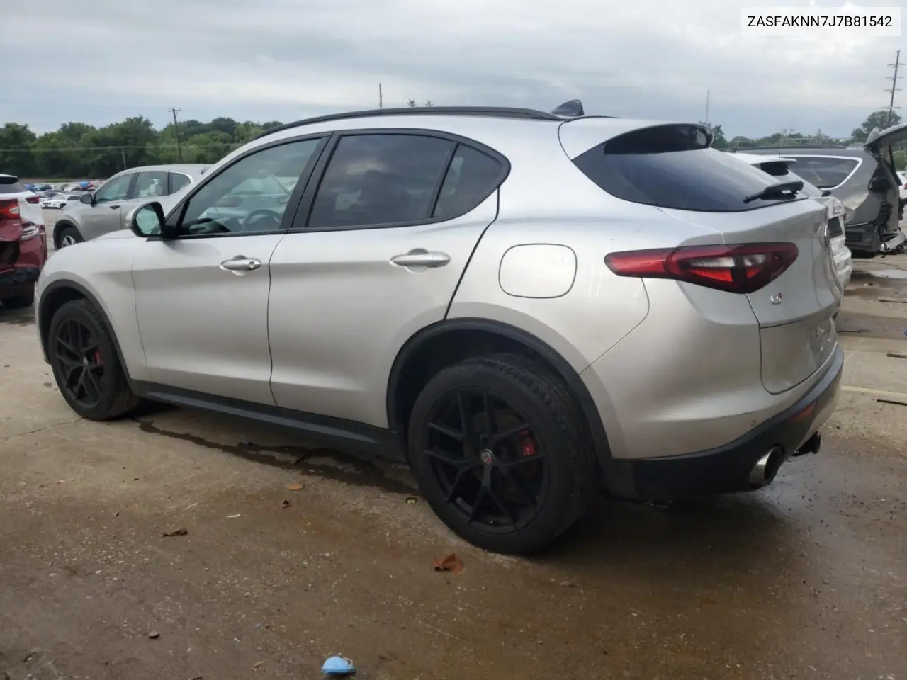 2018 Alfa Romeo Stelvio Ti Sport VIN: ZASFAKNN7J7B81542 Lot: 64002275