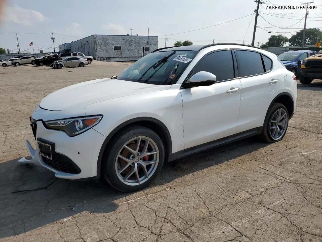 2018 Alfa Romeo Stelvio Ti Sport VIN: ZASFAKNN4J7B97309 Lot: 64591595