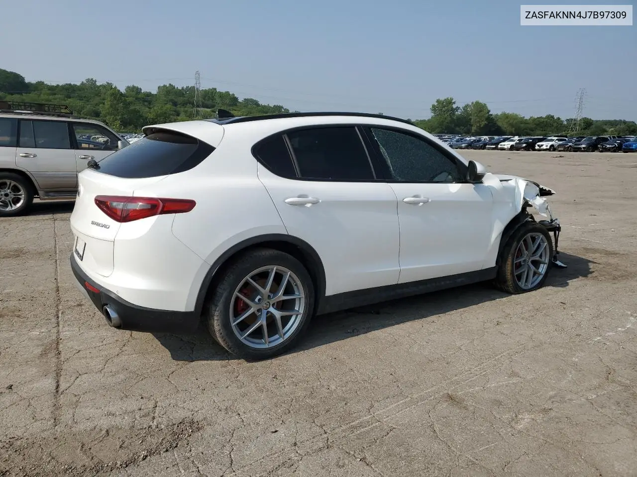 2018 Alfa Romeo Stelvio Ti Sport VIN: ZASFAKNN4J7B97309 Lot: 64591595