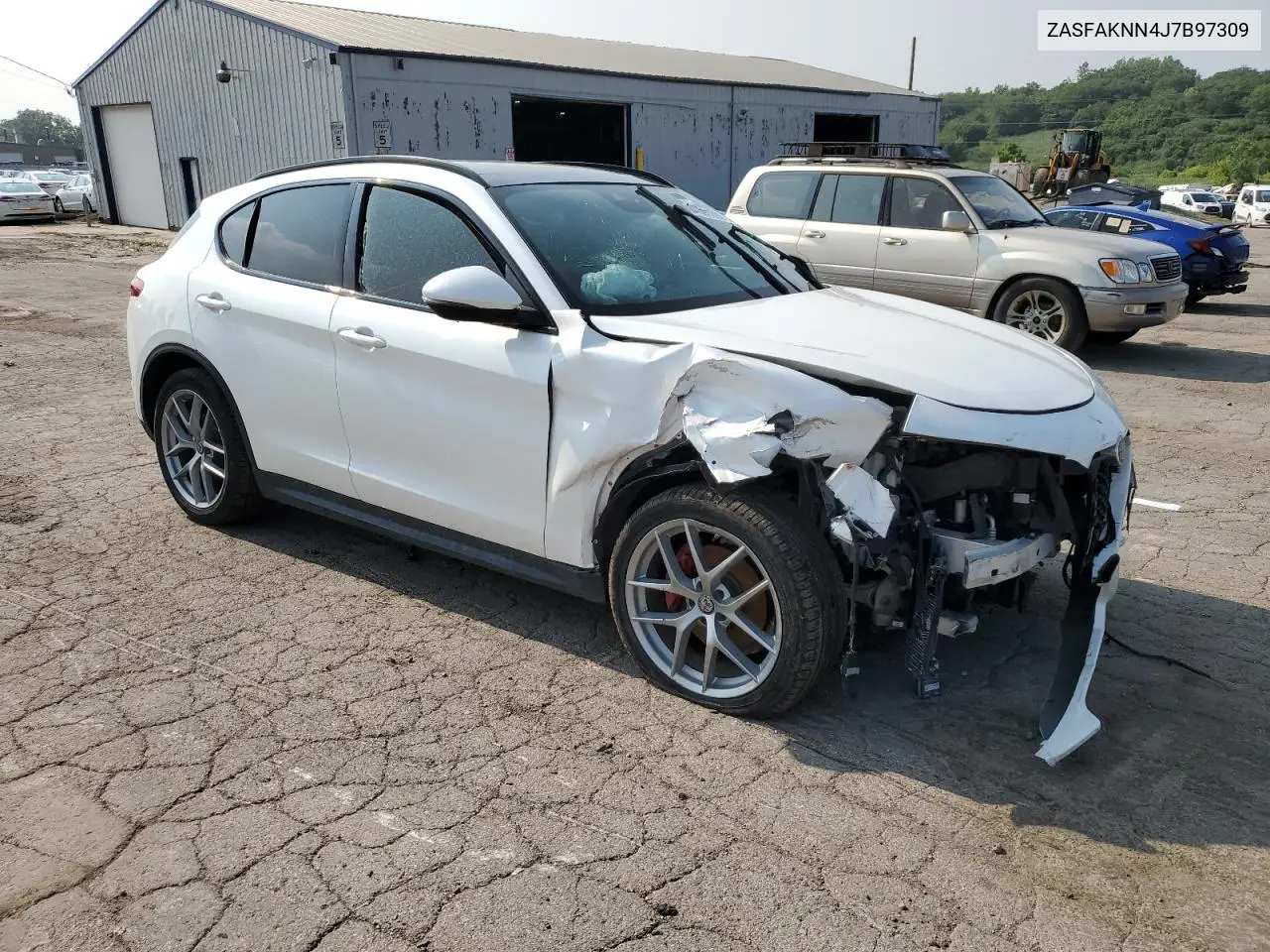 2018 Alfa Romeo Stelvio Ti Sport VIN: ZASFAKNN4J7B97309 Lot: 64591595
