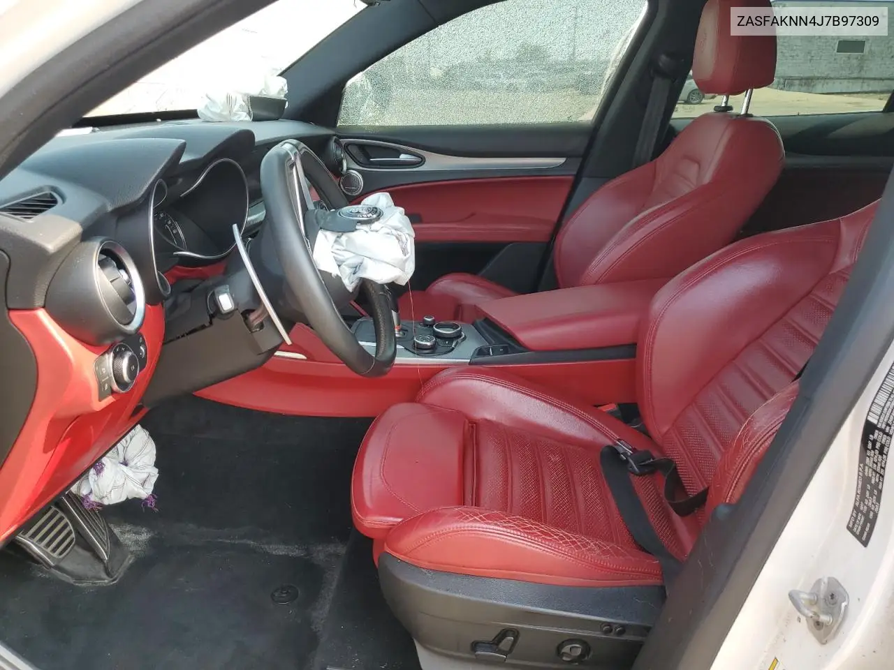 2018 Alfa Romeo Stelvio Ti Sport VIN: ZASFAKNN4J7B97309 Lot: 64591595