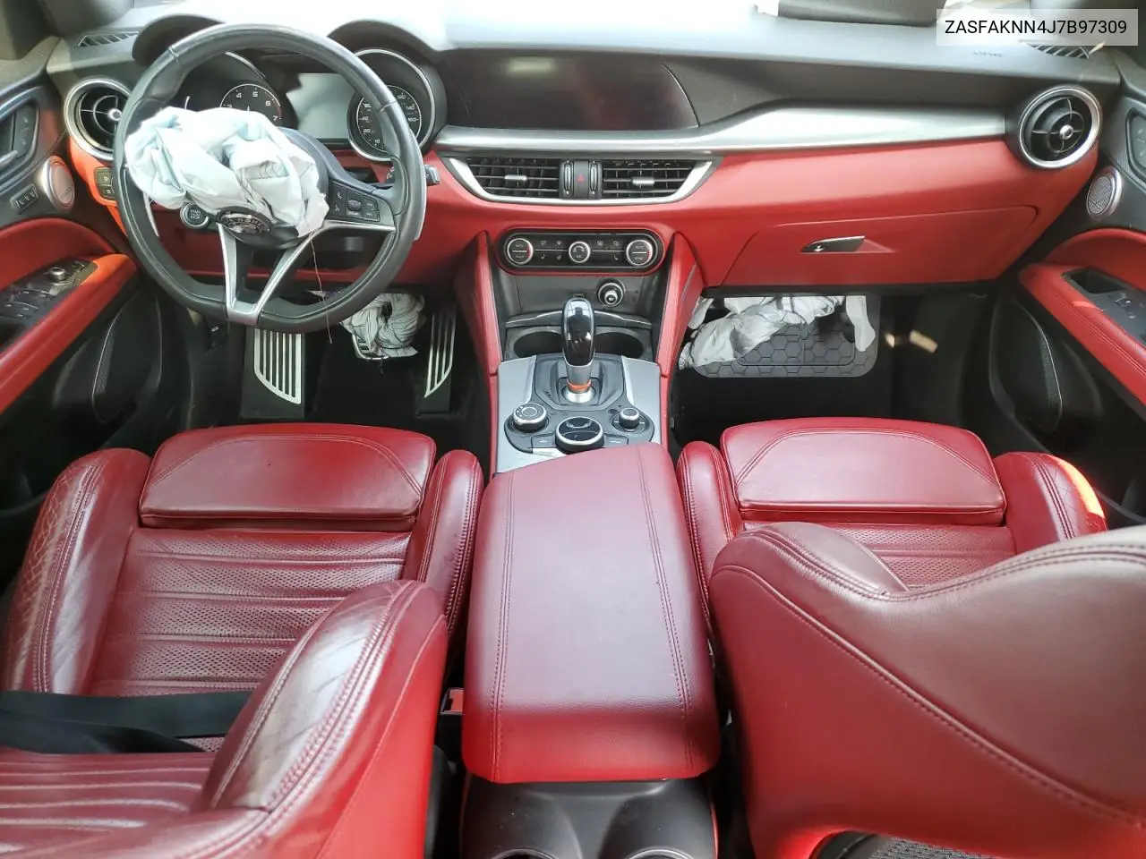 2018 Alfa Romeo Stelvio Ti Sport VIN: ZASFAKNN4J7B97309 Lot: 64591595