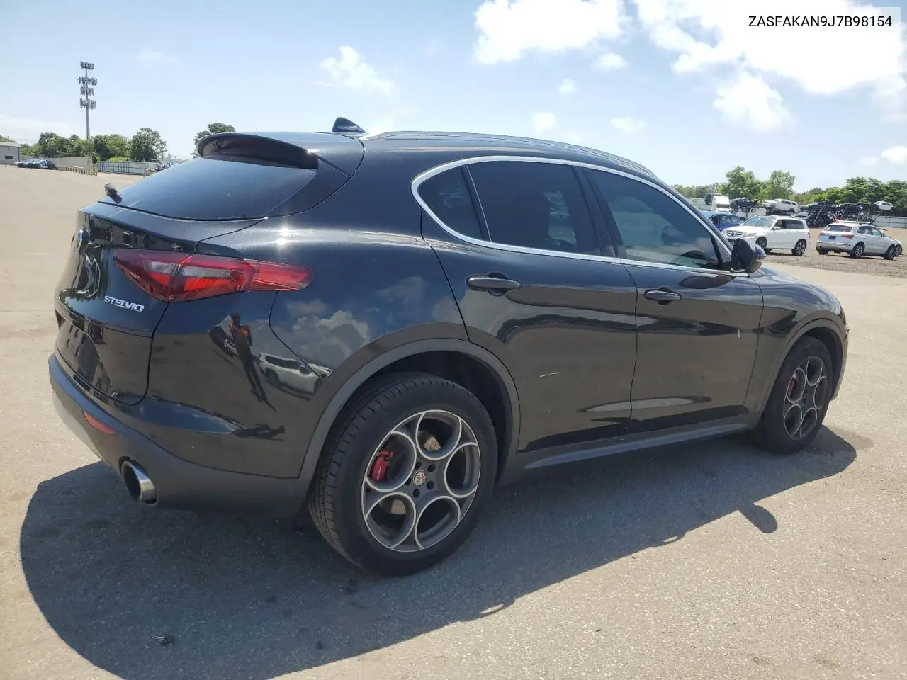 2018 Alfa Romeo Stelvio VIN: ZASFAKAN9J7B98154 Lot: 64700895