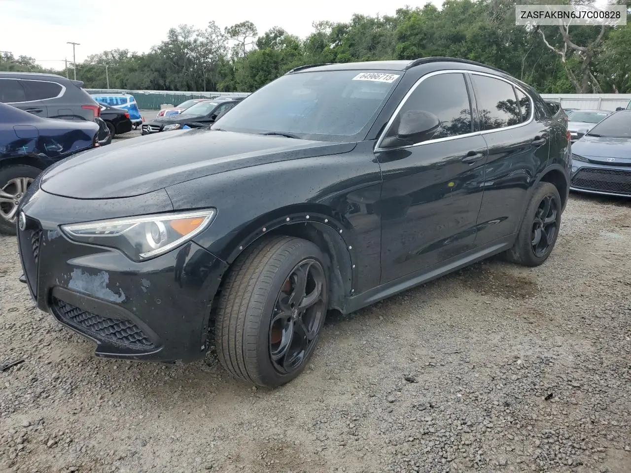 2018 Alfa Romeo Stelvio Ti VIN: ZASFAKBN6J7C00828 Lot: 64966715