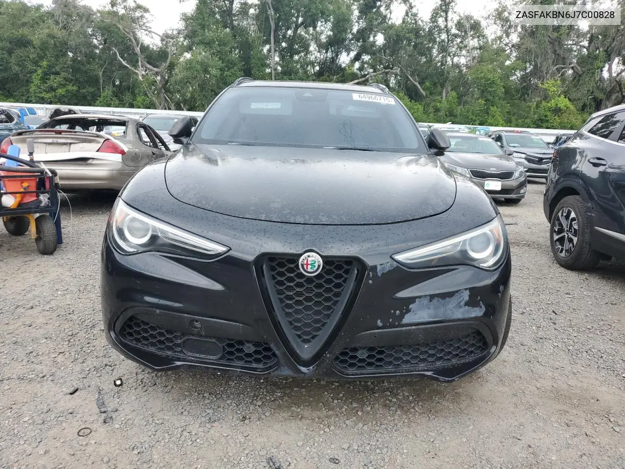 2018 Alfa Romeo Stelvio Ti VIN: ZASFAKBN6J7C00828 Lot: 64966715