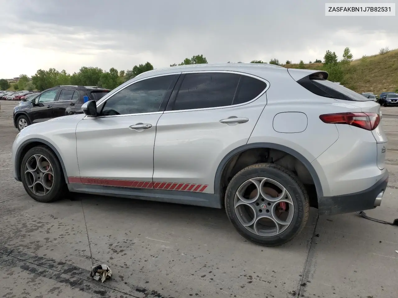 2018 Alfa Romeo Stelvio Ti VIN: ZASFAKBN1J7B82531 Lot: 64979645