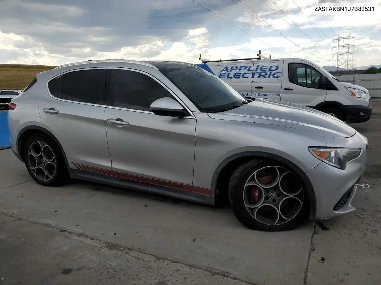 2018 Alfa Romeo Stelvio Ti VIN: ZASFAKBN1J7B82531 Lot: 64979645