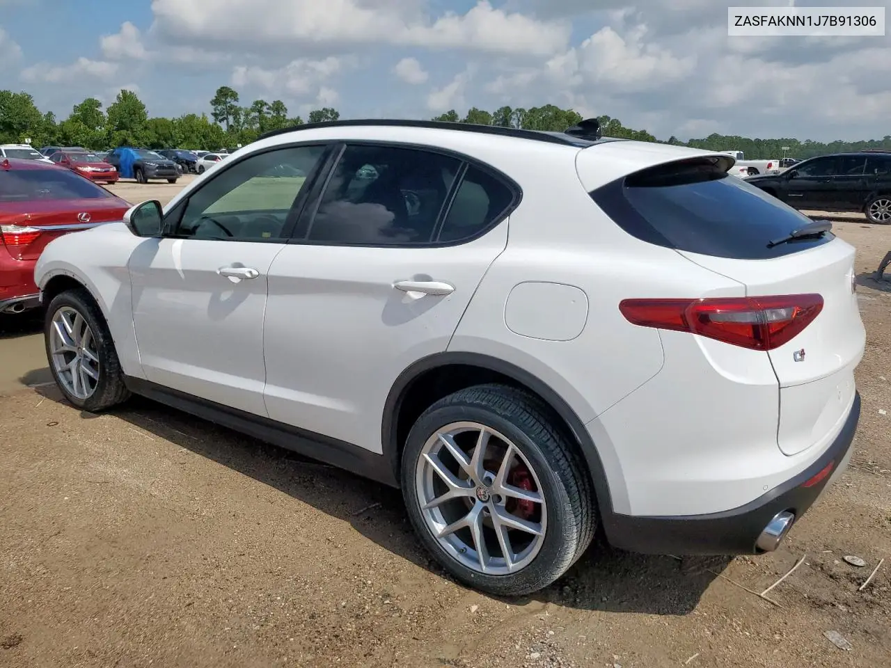 2018 Alfa Romeo Stelvio Ti Sport VIN: ZASFAKNN1J7B91306 Lot: 64982985