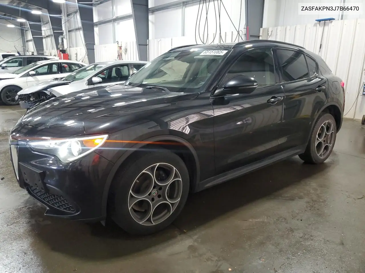 2018 Alfa Romeo Stelvio Sport VIN: ZASFAKPN3J7B66470 Lot: 65151065