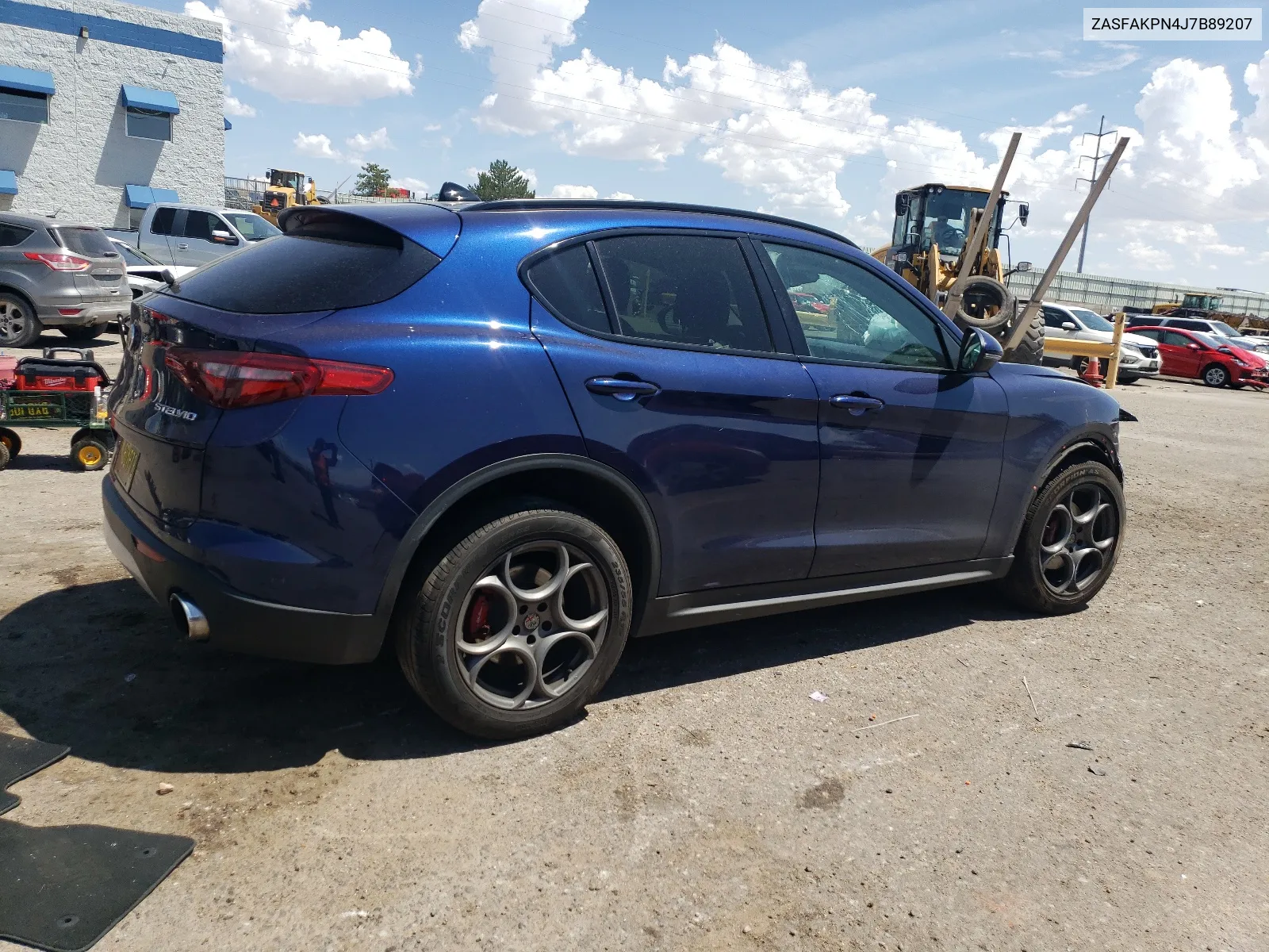 2018 Alfa Romeo Stelvio Sport VIN: ZASFAKPN4J7B89207 Lot: 65592504