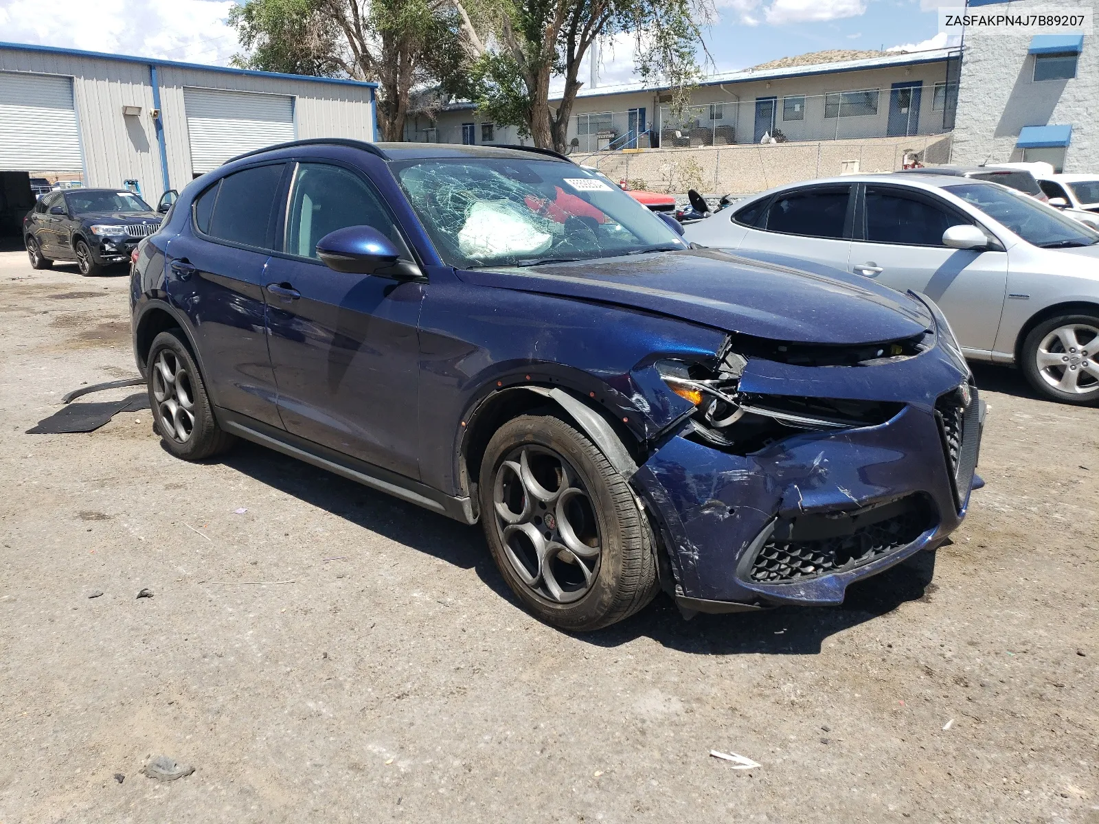 2018 Alfa Romeo Stelvio Sport VIN: ZASFAKPN4J7B89207 Lot: 65592504