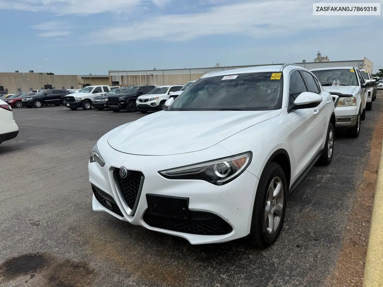2018 Alfa Romeo Stelvio VIN: ZASFAKAN0J7B69318 Lot: 66331525