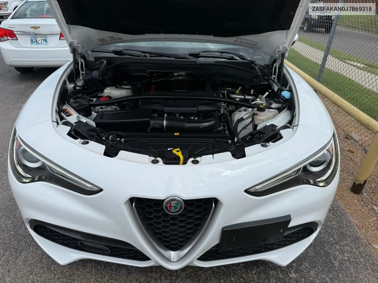 2018 Alfa Romeo Stelvio VIN: ZASFAKAN0J7B69318 Lot: 66331525