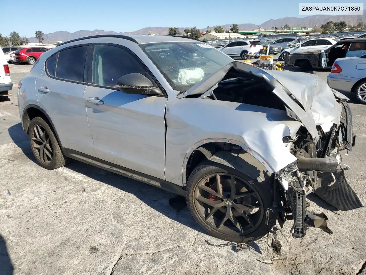 2019 Alfa Romeo Stelvio VIN: ZASPAJAN0K7C71850 Lot: 44744265