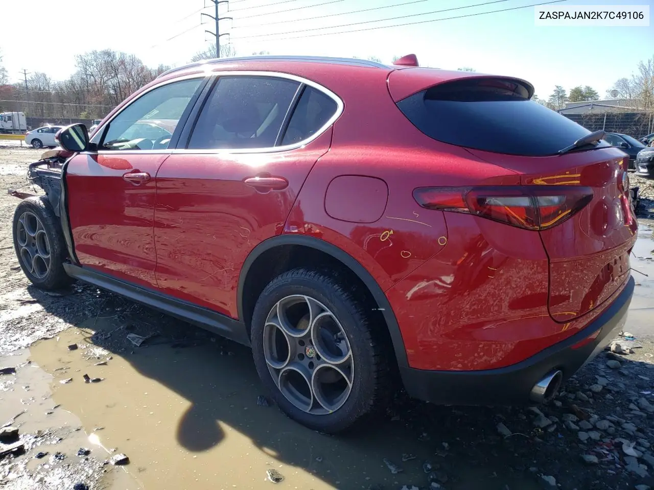 2019 Alfa Romeo Stelvio VIN: ZASPAJAN2K7C49106 Lot: 49489115