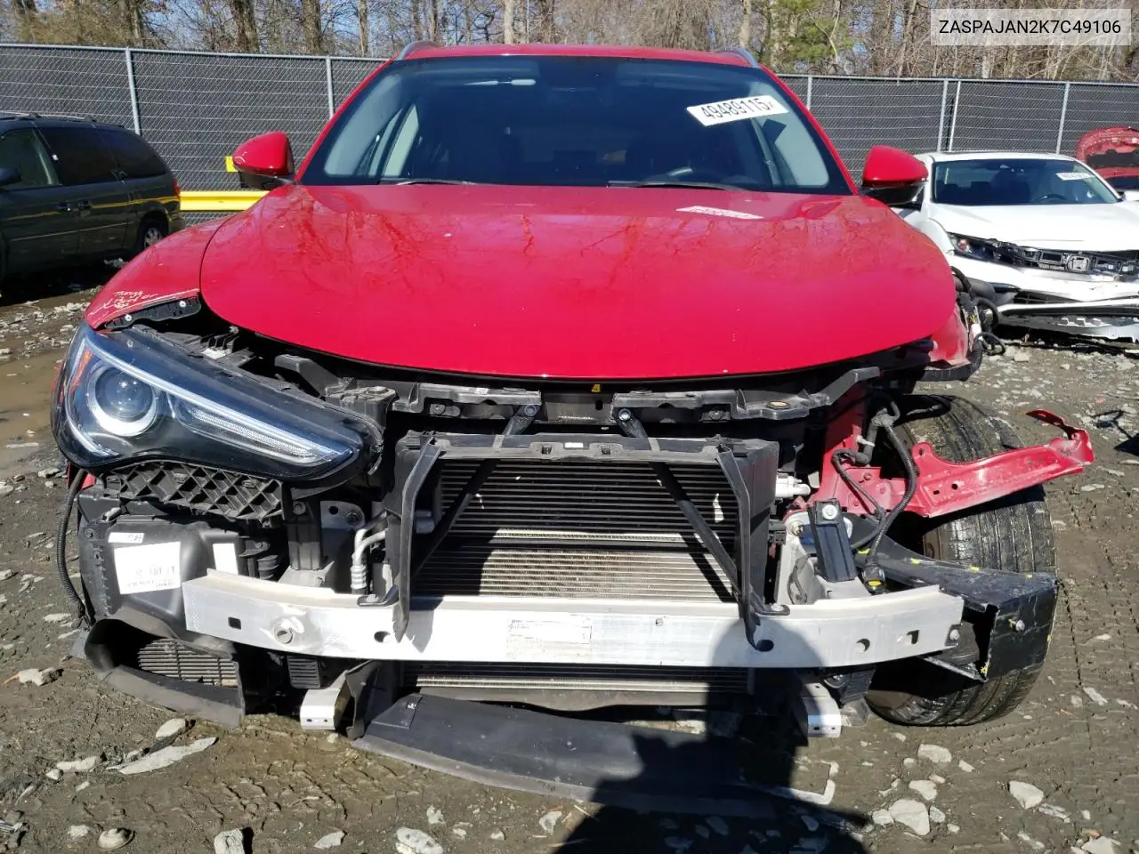 2019 Alfa Romeo Stelvio VIN: ZASPAJAN2K7C49106 Lot: 49489115
