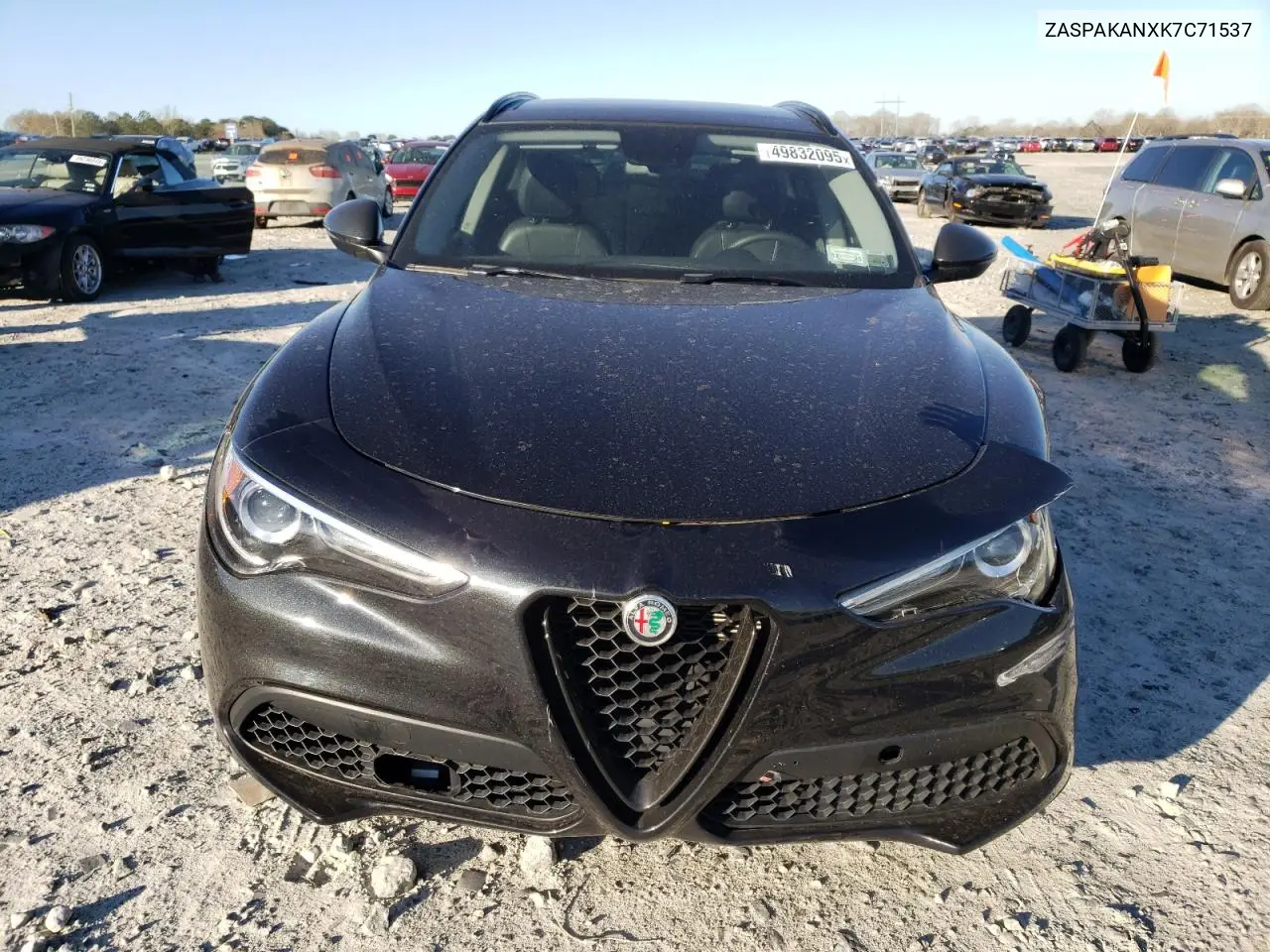 2019 Alfa Romeo Stelvio VIN: ZASPAKANXK7C71537 Lot: 49832095