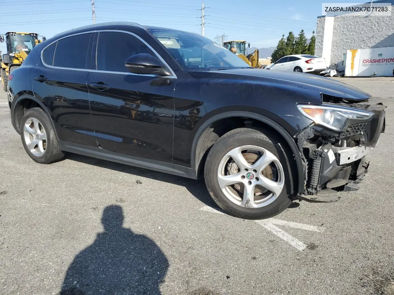 2019 Alfa Romeo Stelvio VIN: ZASPAJAN2K7C71283 Lot: 52326975