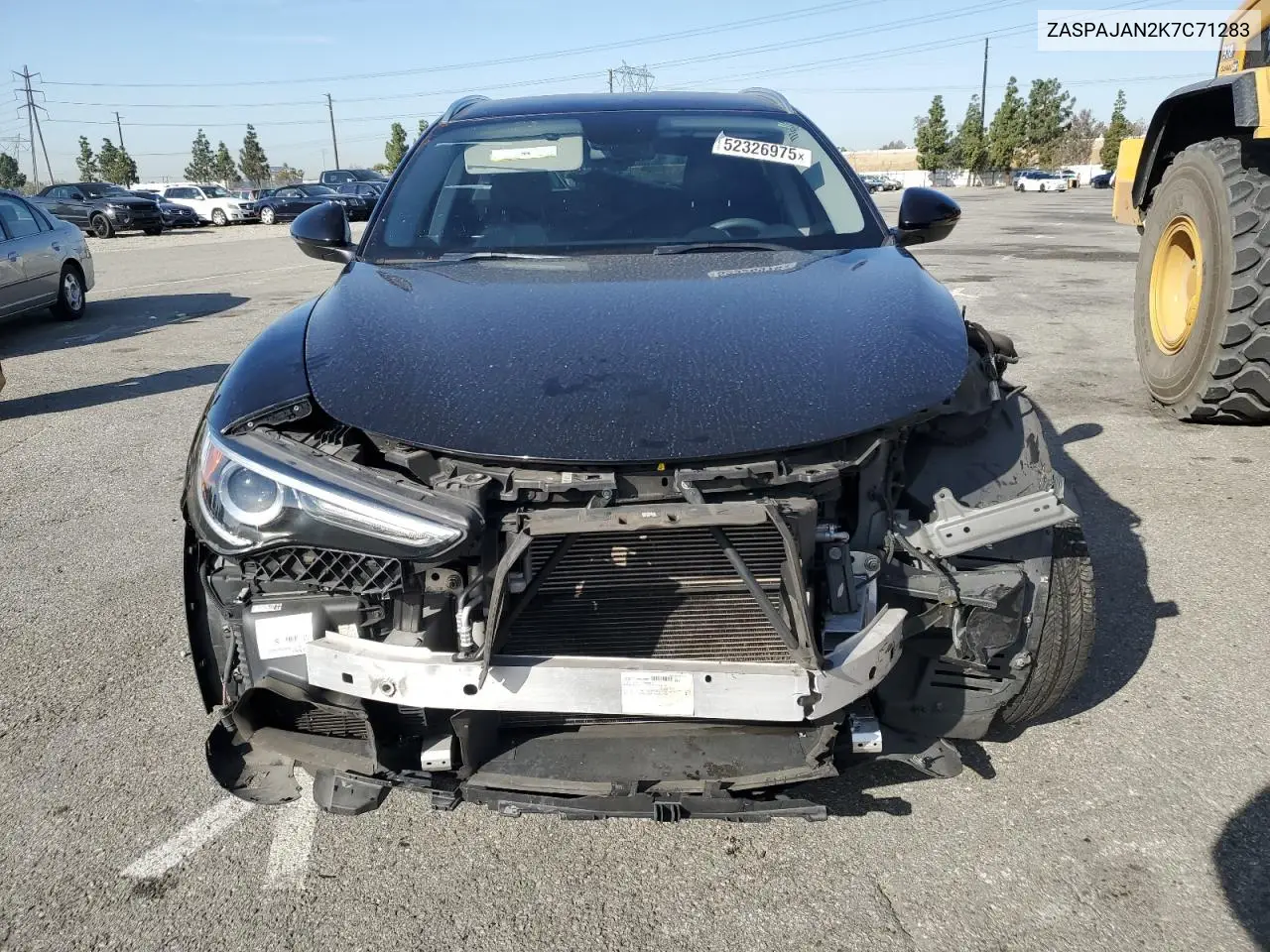 2019 Alfa Romeo Stelvio VIN: ZASPAJAN2K7C71283 Lot: 52326975