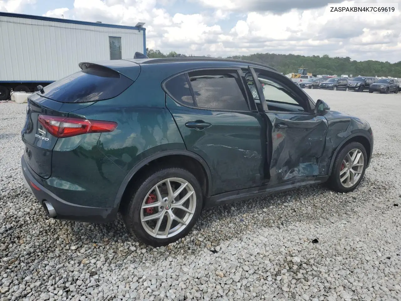 2019 Alfa Romeo Stelvio Ti VIN: ZASPAKBN4K7C69619 Lot: 55015605