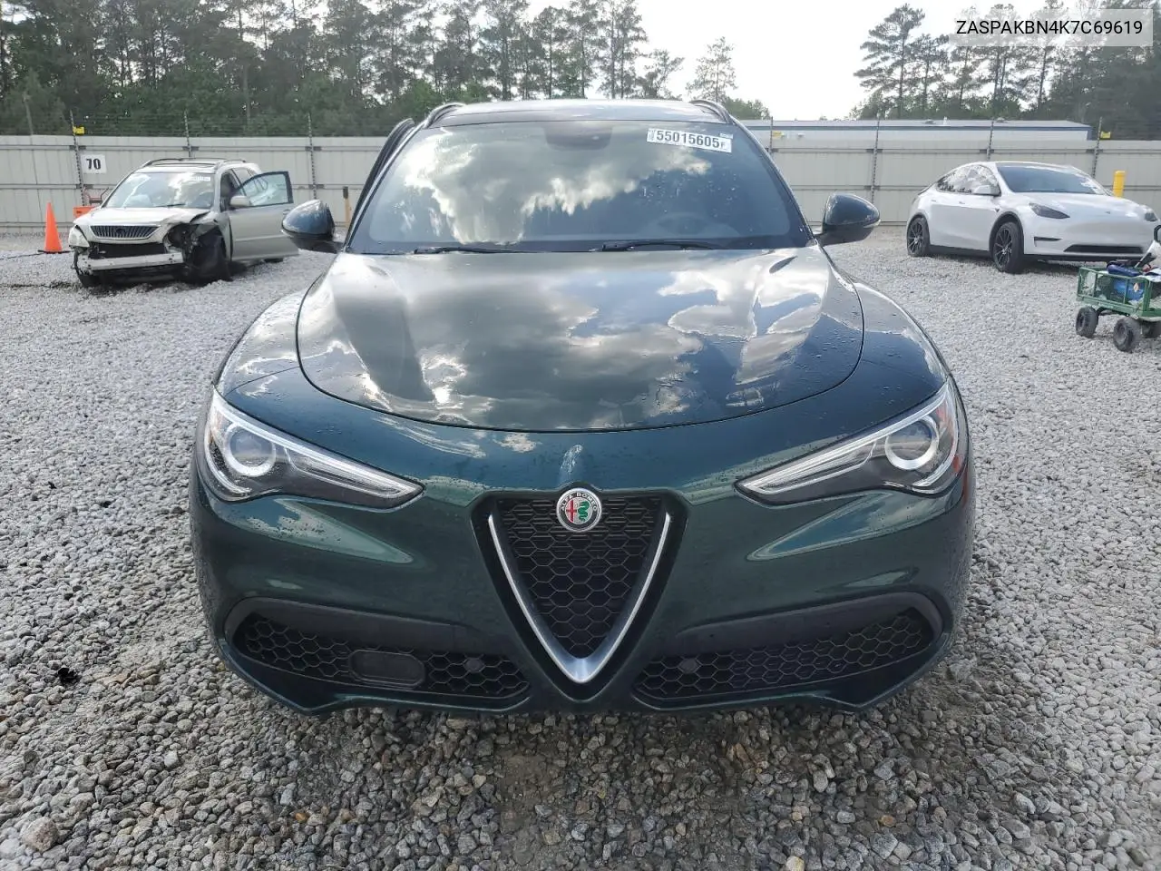 2019 Alfa Romeo Stelvio Ti VIN: ZASPAKBN4K7C69619 Lot: 55015605