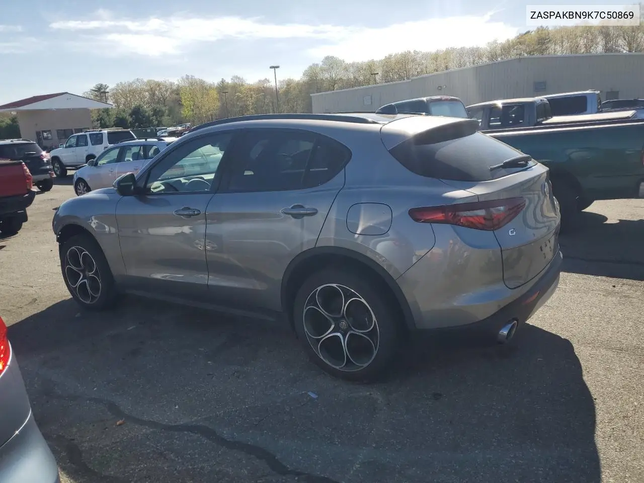 2019 Alfa Romeo Stelvio Ti VIN: ZASPAKBN9K7C50869 Lot: 55396395