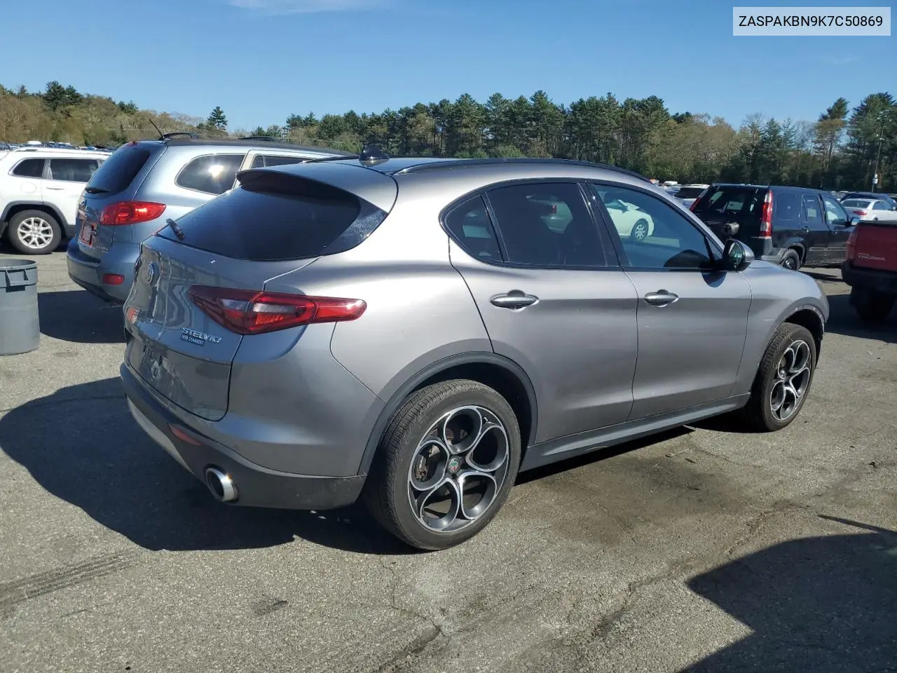 2019 Alfa Romeo Stelvio Ti VIN: ZASPAKBN9K7C50869 Lot: 55396395
