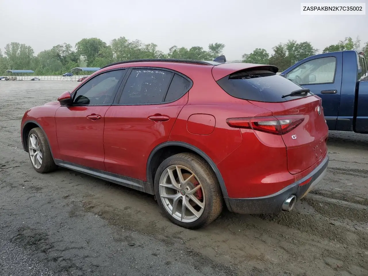 2019 Alfa Romeo Stelvio Ti VIN: ZASPAKBN2K7C35002 Lot: 55448965