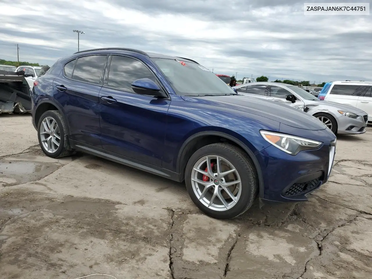 2019 Alfa Romeo Stelvio VIN: ZASPAJAN6K7C44751 Lot: 55618895