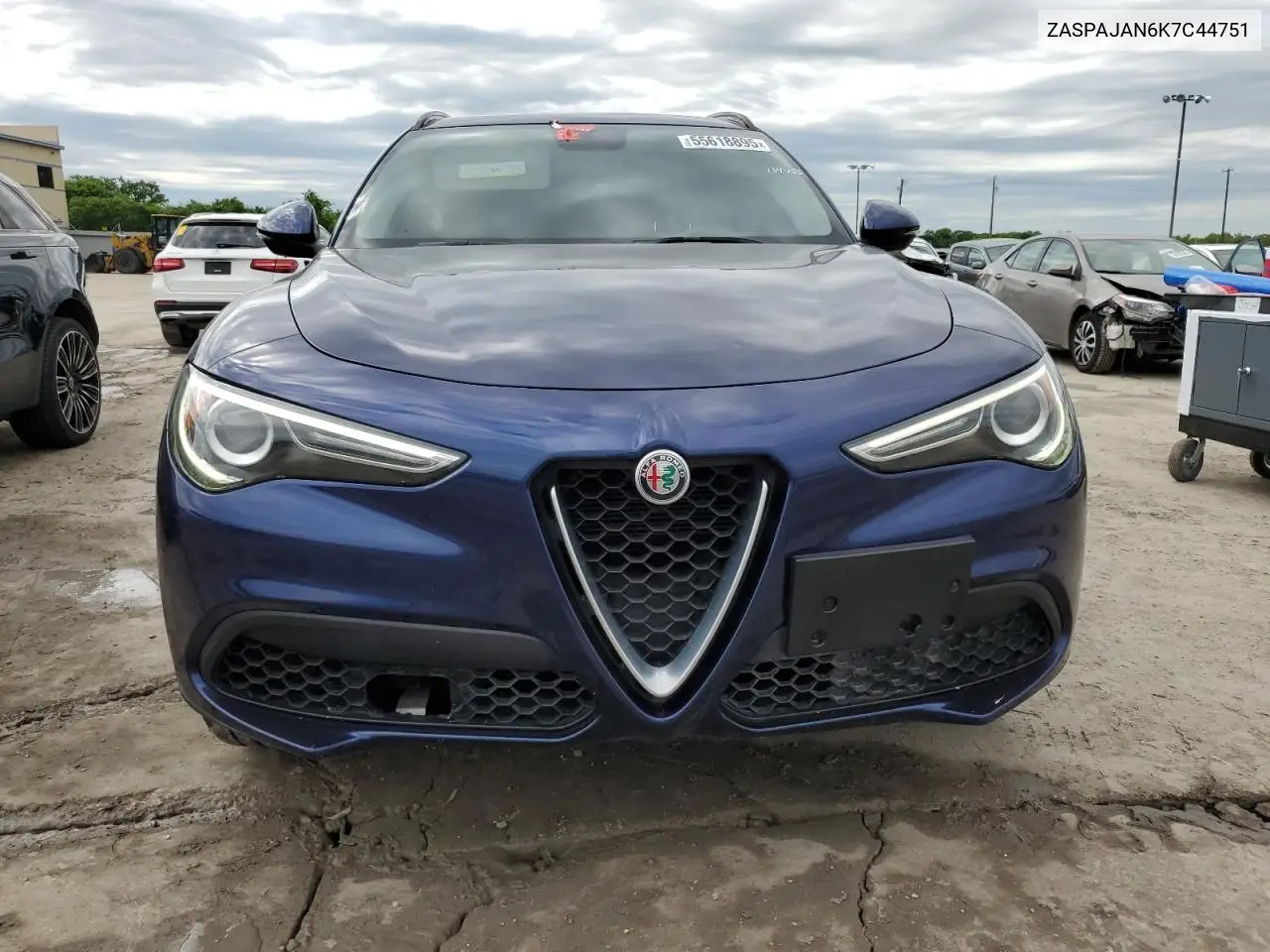 2019 Alfa Romeo Stelvio VIN: ZASPAJAN6K7C44751 Lot: 55618895